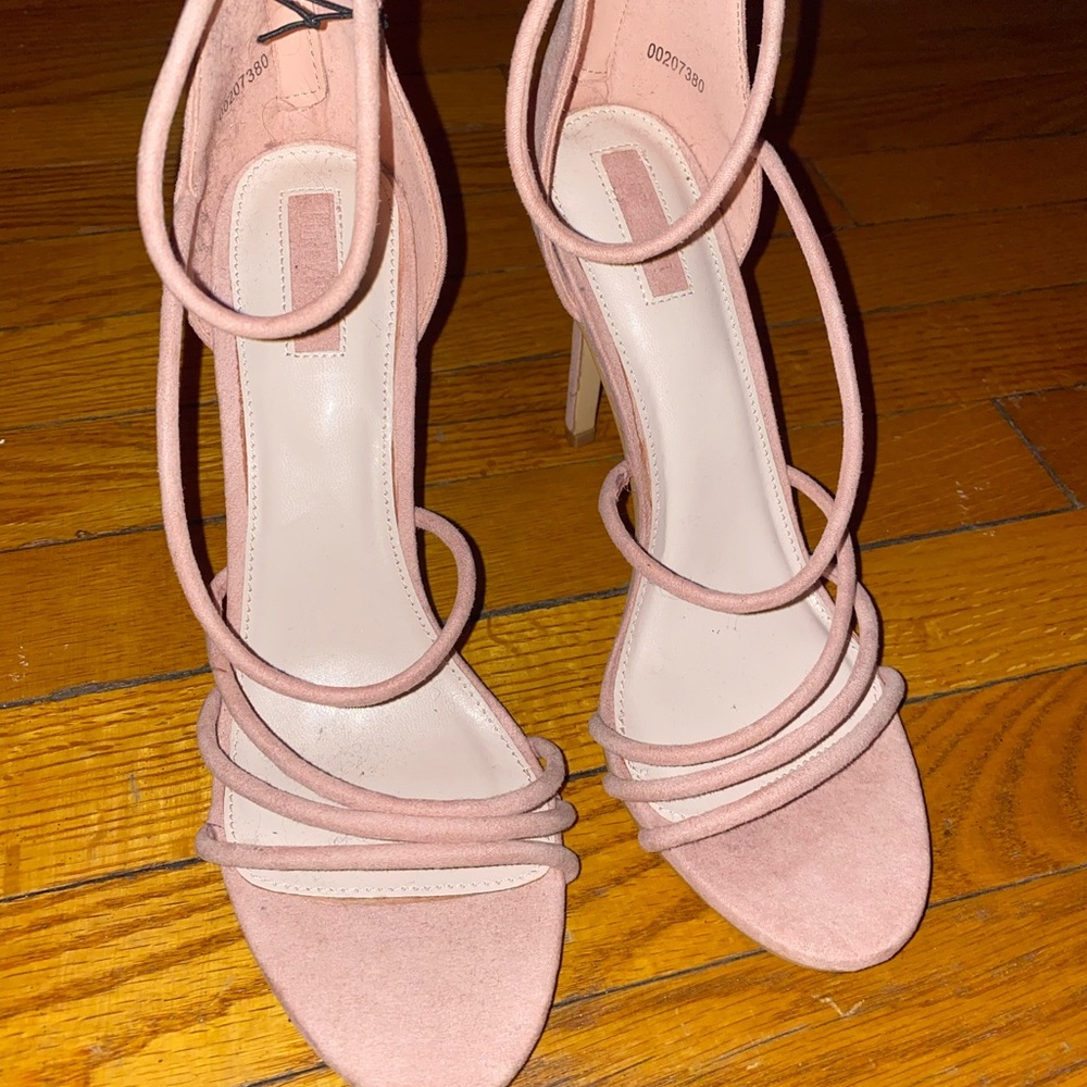 Forever 21 blush pink heels